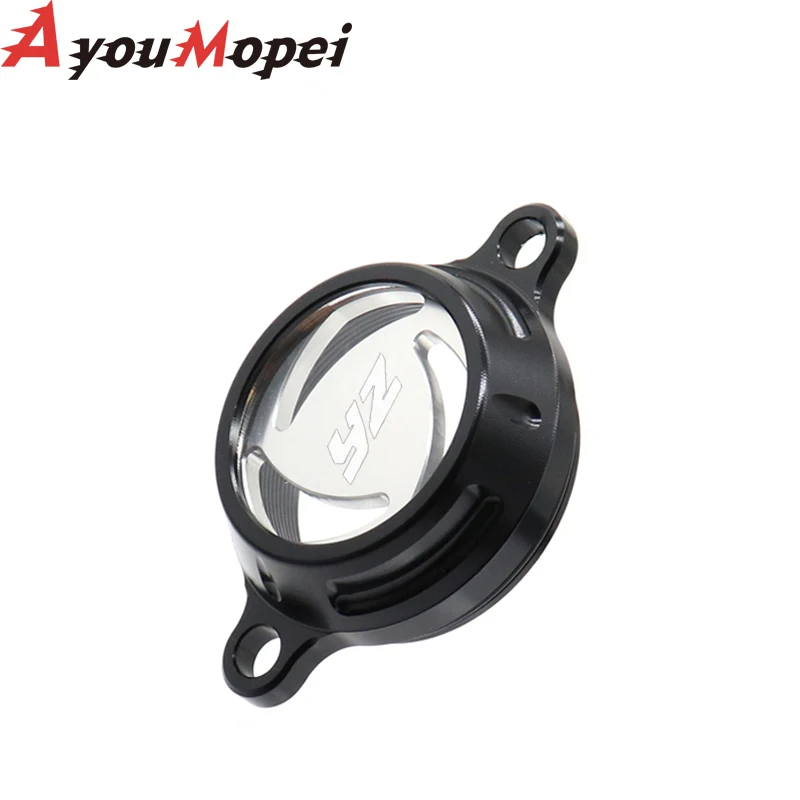 YZ450F Engine Oil Filter Cover Cap For YAMAHA  YZ250F YZ 250 450 F/FX Motorcycle Accessories Clearness CNC