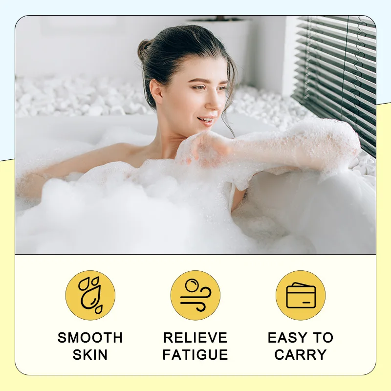كرة حمام نباتية للعلاج العطري، كرة استحمام فقاعية للزيوت العطرية، كرة استحمام مرطبة للبشرة الجافة، للاسترخاء في المنتجعات الصحية، ملح الاستحمام #3