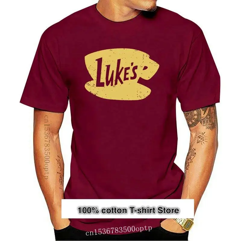 Luke'S Damen-Camiseta de Fitness para niñas, camisa de Gilmore Luke Danes, Diner Restaurant Cafe, Logo de símbolo, nueva