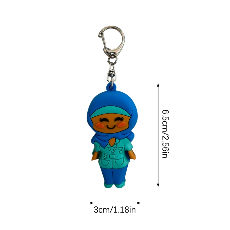 Ampoule Bottle Opener Keychain Rubber Cutter Aid Medication Vial Breaker Tool For Home Nurses And Doctors Syringe-Shaped