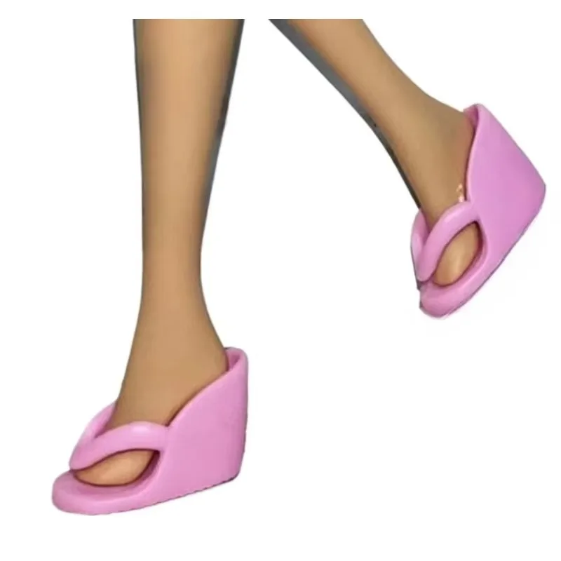 High quality YJ448 classic shoes flat foot high heels sandals fun to choose for your barbiie dolls 1/6 Scale accessories