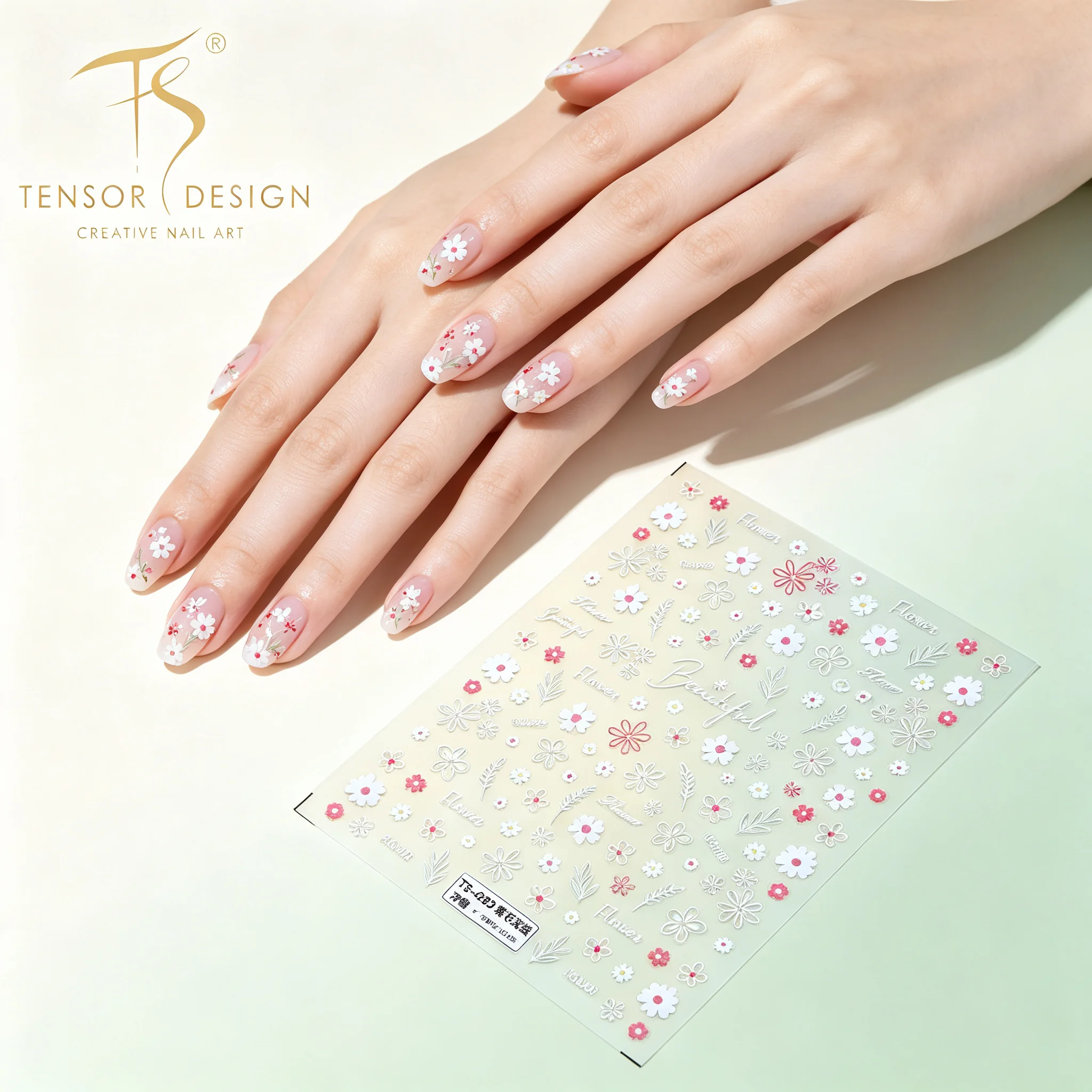TENSOR NAIL Sevimli Beyaz Pemb - Nail Art Pink Elegan incelemesi ve fiyatı