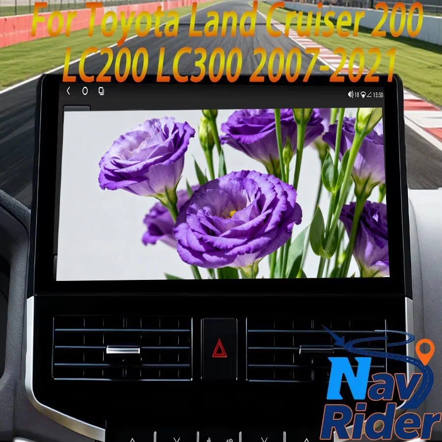 12.3inch Android Screen Multimedia Video Player For Toyota Land Cruiser 200 LC200 LC300 2007-2021 Auto Carplay GPS Navi Stereo