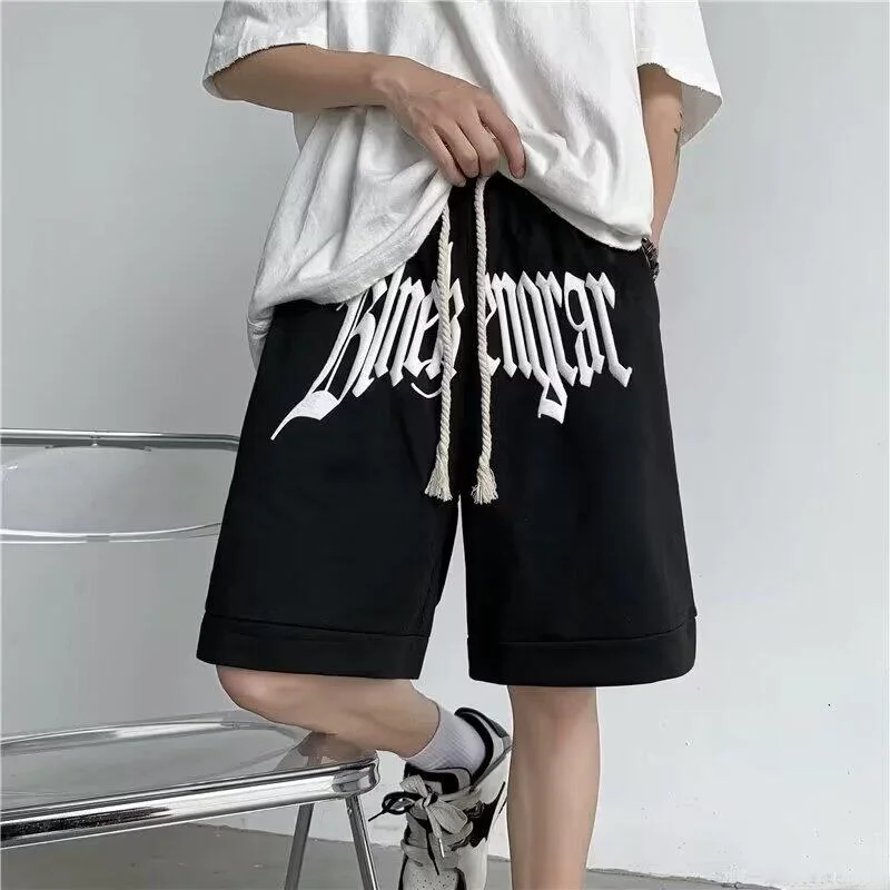 Casual Men's Workwear Short Pants Summer American Retro Trendy Brand Loose Outerwear Large Size Versatile Five-Quarter Middle...