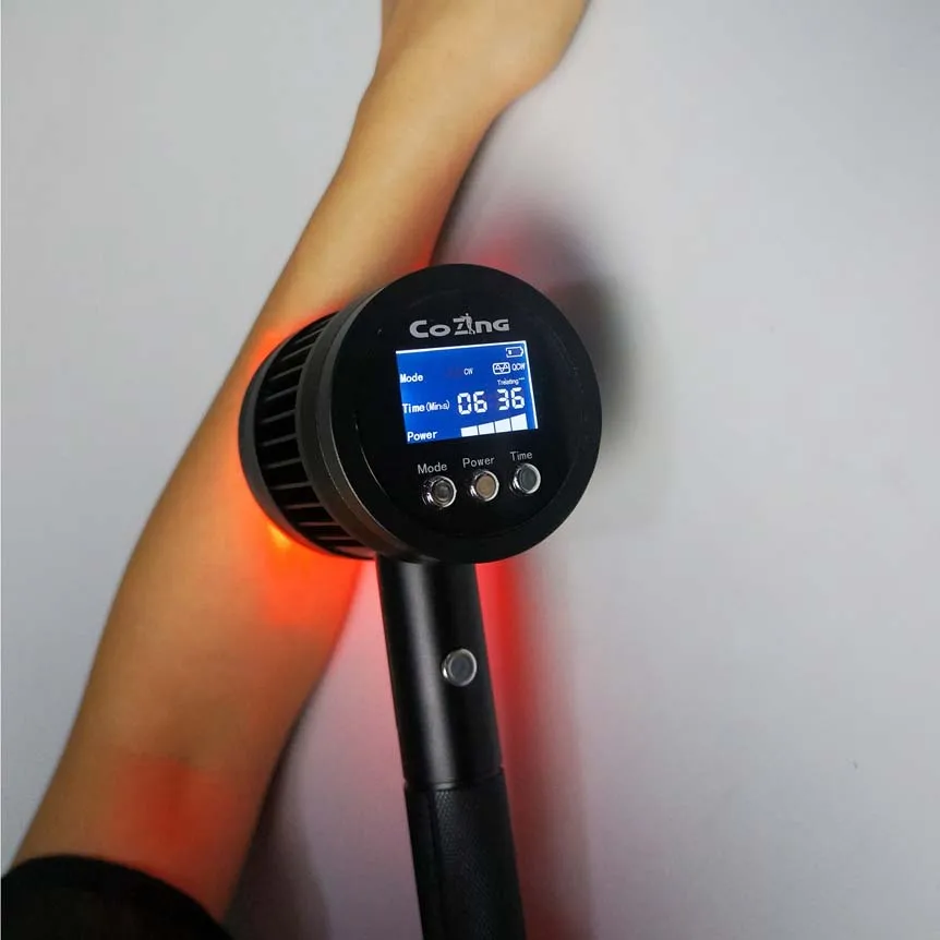 Low Intensity Laser Therapy Device 650nmx19+808nmx6 Infrared Laser Treatment for Frozen Shoulder Inflammation Arthritis