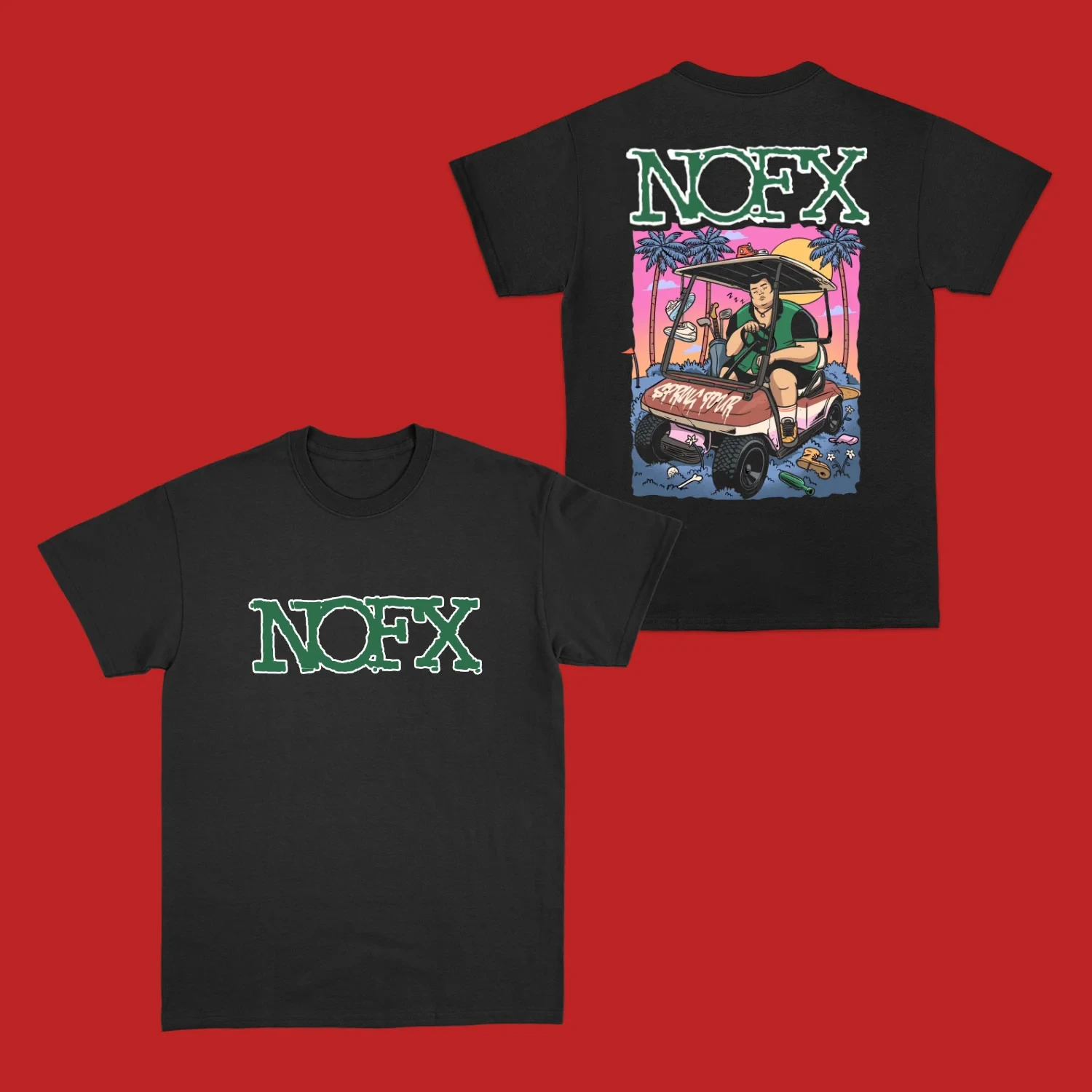 2026 New NOFX Punk Band Album Rock Red Shark Rabbit American Loose