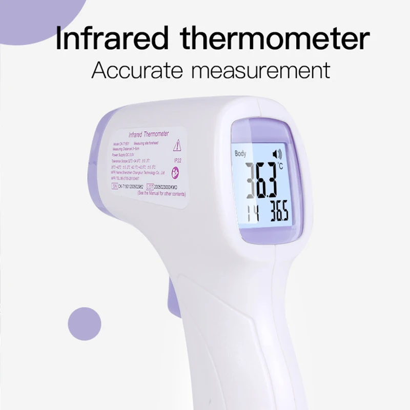 Children Infrared Fever Thermometer Medical Digital Non-contact Body Temperature Tools Or USB Kids Blood Oxygen Pulse Oximeter