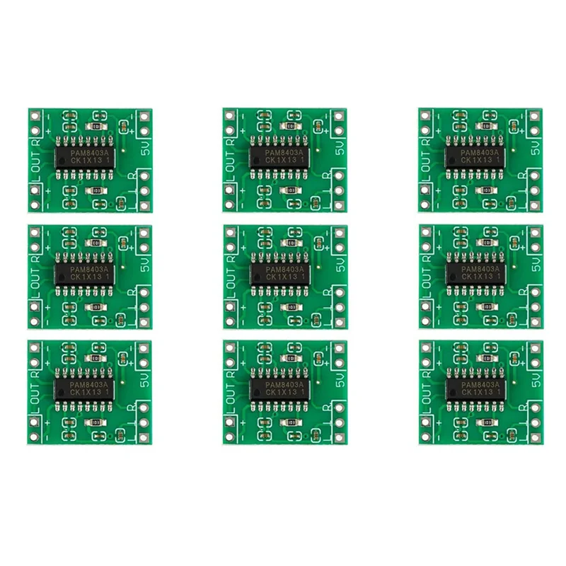【ELEVATE LIFE】40 PCS PAM8403 Module Super Mini Digital Amplifier Board 2 X 3W Class D Digital 2.5V To 5V Power Amplifier Board