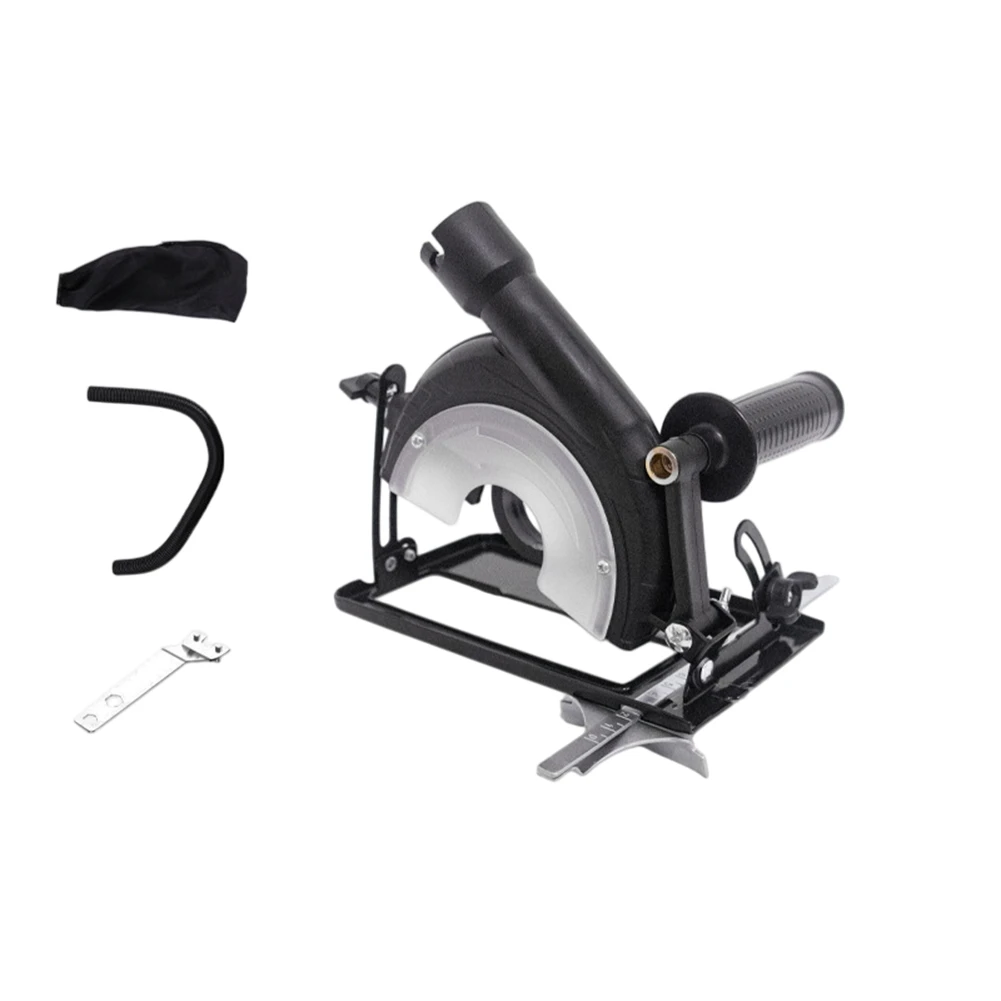 Adjustable Angle Grinder Stand Metal Cutting Machine Base With Dust Cover For Precision Wood Metal Working Power Tool Accessory