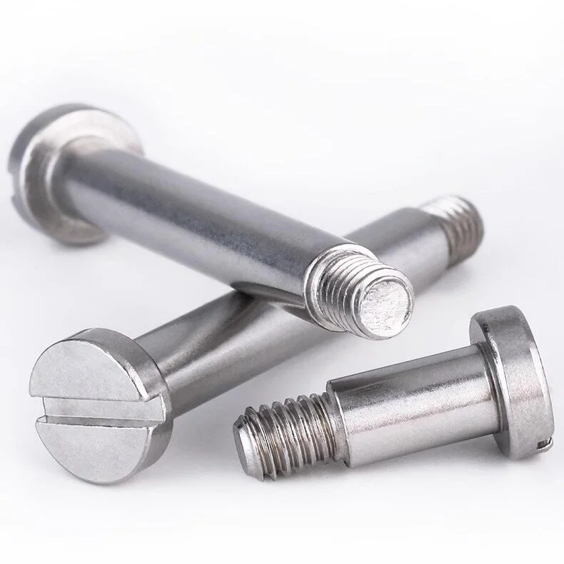 1~5pcs M2 M2.5 M3 M4 M5 M6 M8 304 Stainless Steel Slotted One-word Slot Positioning Shoulder Step Bolts Bearing Stuff Screw