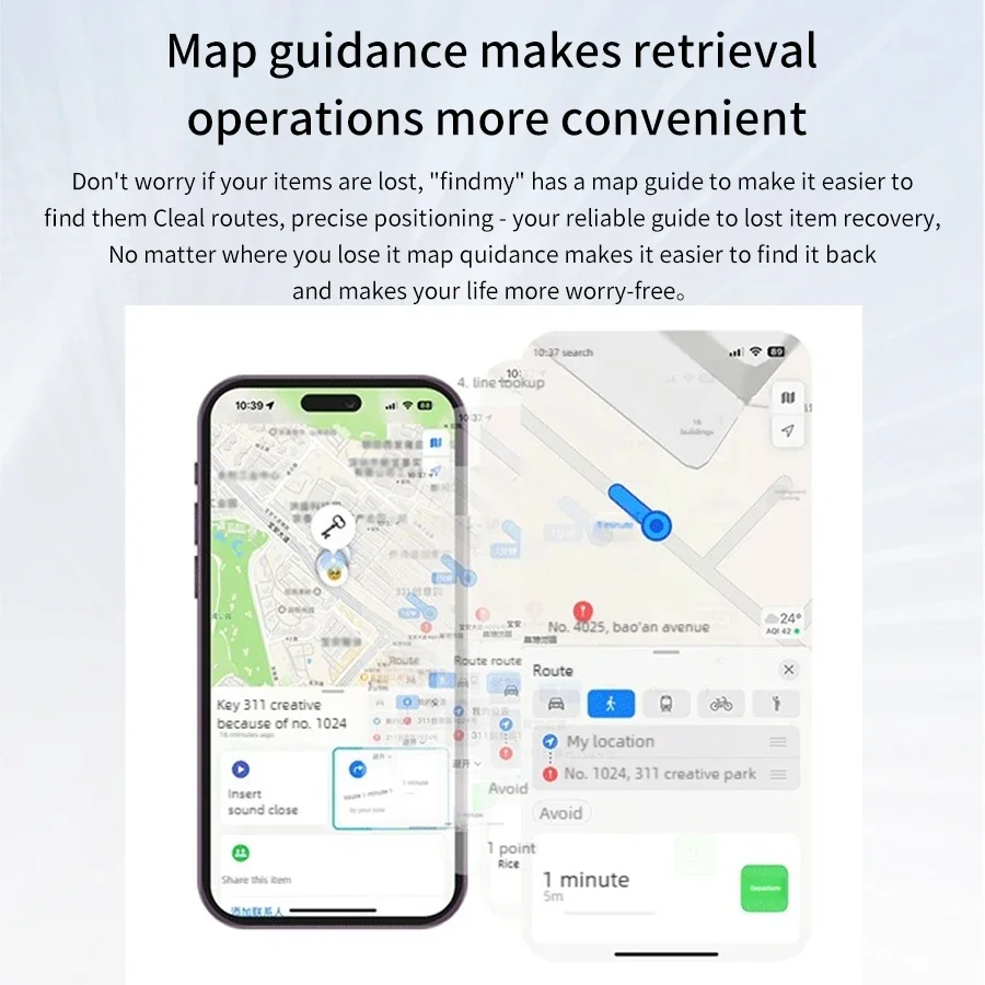 جهاز تعقب GPS ذكي يعمل مع تطبيق Find My APP جهاز تذكير مضاد للفقدان لاسلكي لمفتاح تحديد موقع IOS للأطفال مكتشف الحيوانات الأليفة #6