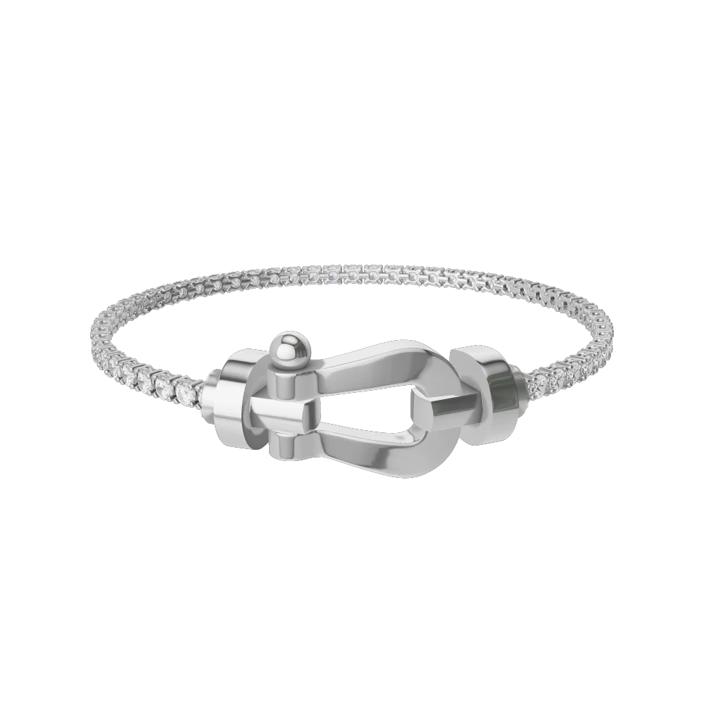 2026 new model 925 silver jewelry chain, shining with brilliance, single row of colored zirconia design, suitable for daily wear