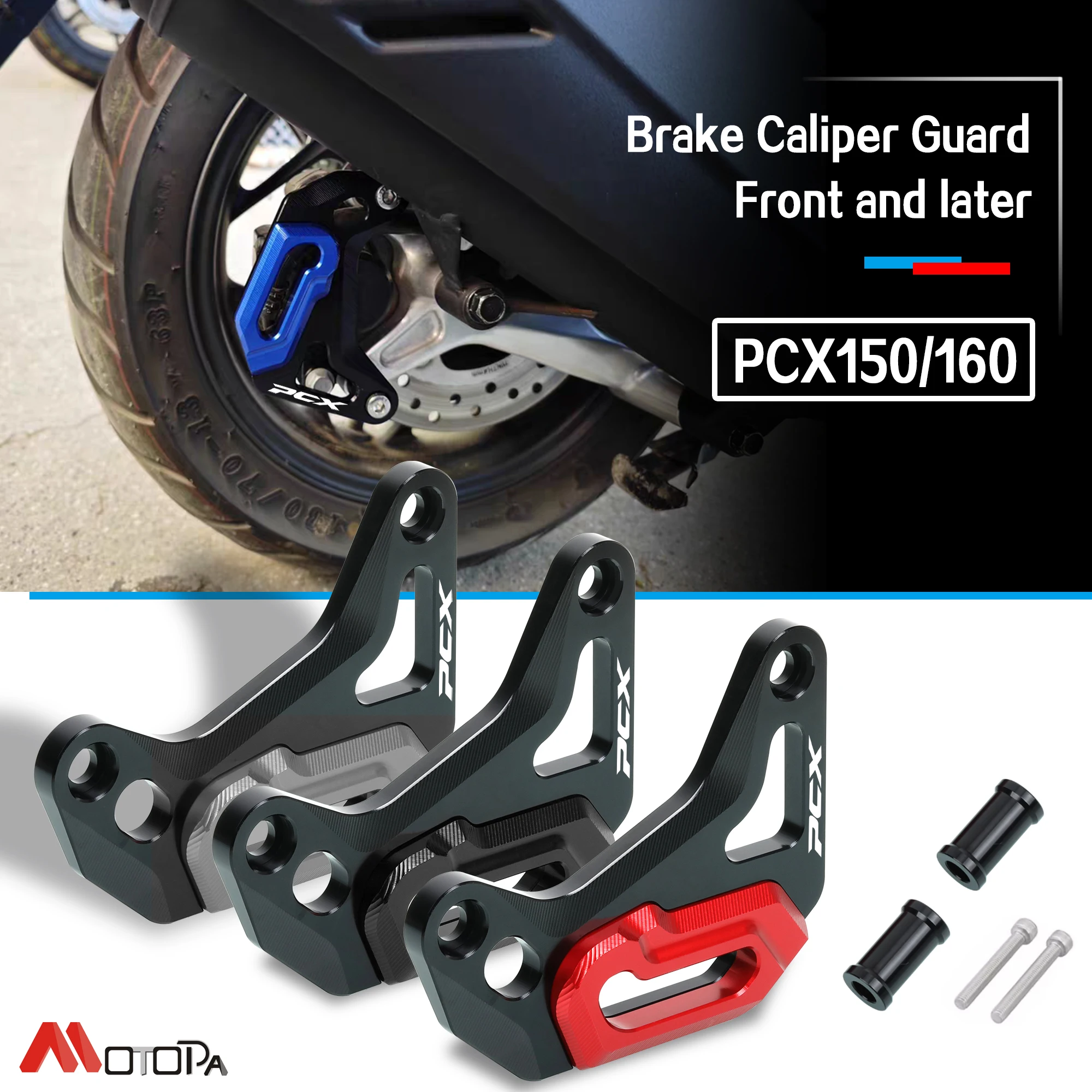 

For HONDA PCX 125 150 160 PCX125 PCX160 Motorcycle PCX160 Front Rear Brake Protection Cap Caliper Guard Decorative Cover