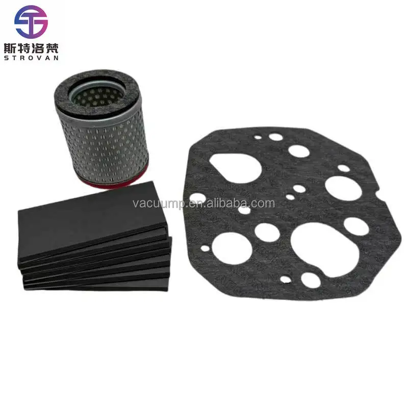 VT DT Service Set Verhaul Kit with Filter Carbon Vanes Gasket Repair Parts for Vacuum Pump