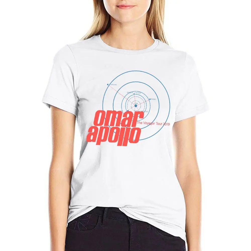 Omar Apollo Voyager Tour 2019 T-shirt Fresh Move T-shirts Novelty Home Funny Novelty