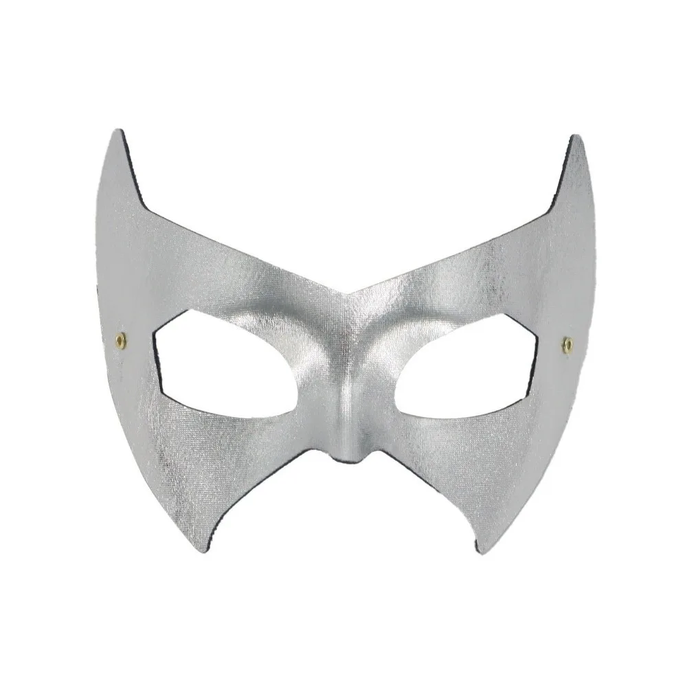 Stage Performance Masquerade Half Face Mask Gothic Style Handsome Bat Eye Mask Adjustable Punk Cosplay Mask Masquerade Ball