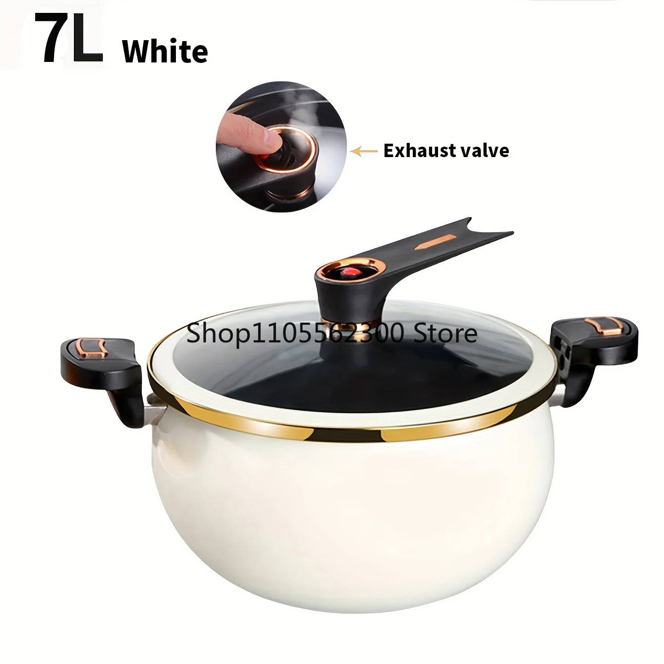 

7L Large Capacity, 26cm, Suitable for Home Use, Multi-Functional Non-Stick Pot for Stewing and Cooking Soup