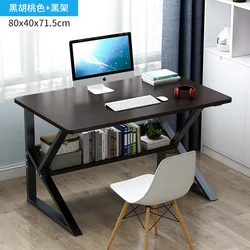 Desk Modern Home Computer Desk Desk Office Table Primary School Student Writing Table Bedroom Learning Table  80x 40x71.5cm