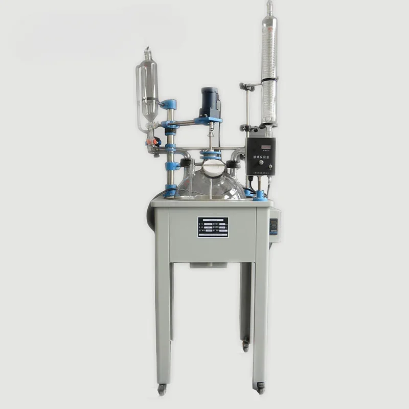 

Lab Small Single-layer Mixing Equipment 1L Single Layer Glass Reactor