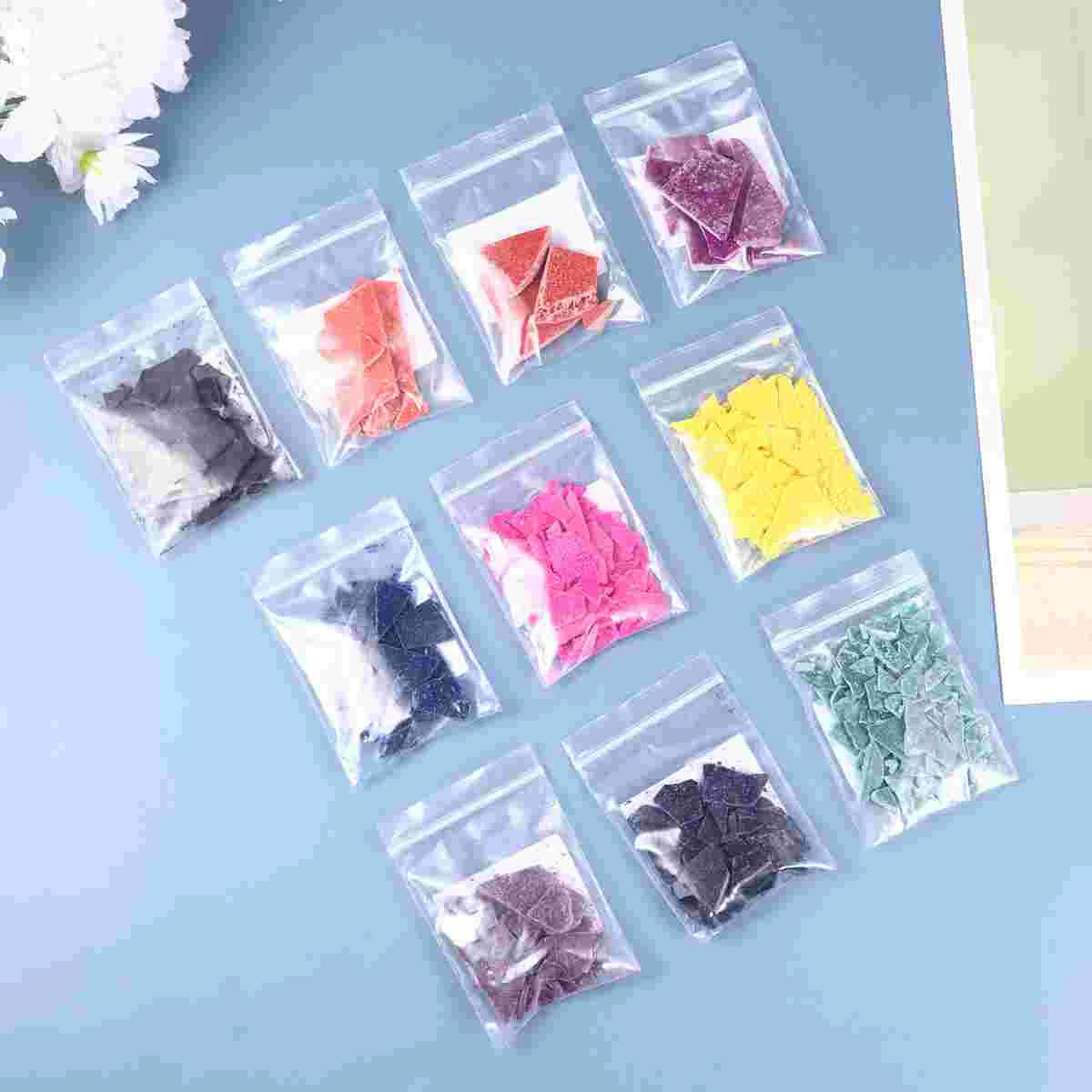 10pcs Wax Dye Kit DIY Material Soy Wax Dye Wax Solvent Pigment for Tea Light Scented Color 2