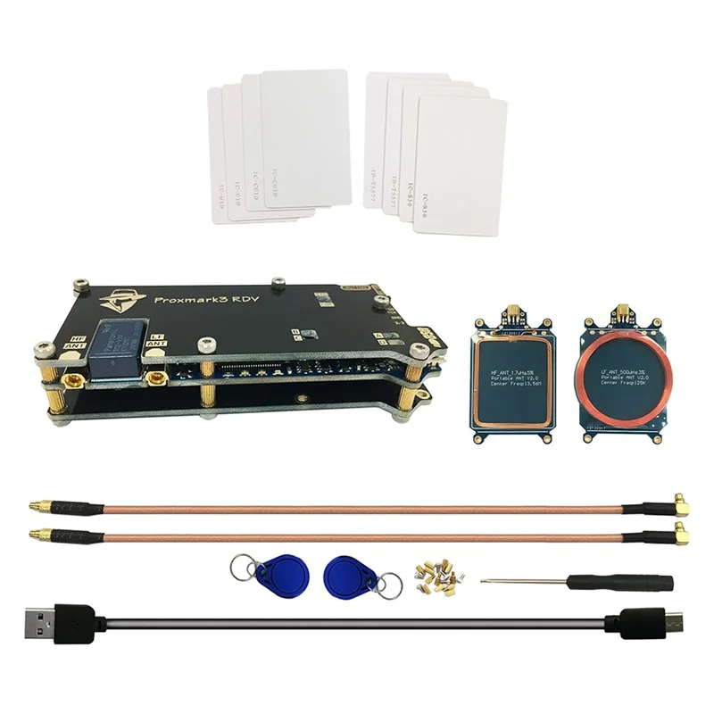 

Upgraded 512K Proxmark3 RDV2 Memory PM3 DEV Proxmark 3 Kit NFC RFID Cloner Reader IC ID M1 Card Reader Writer-B64A