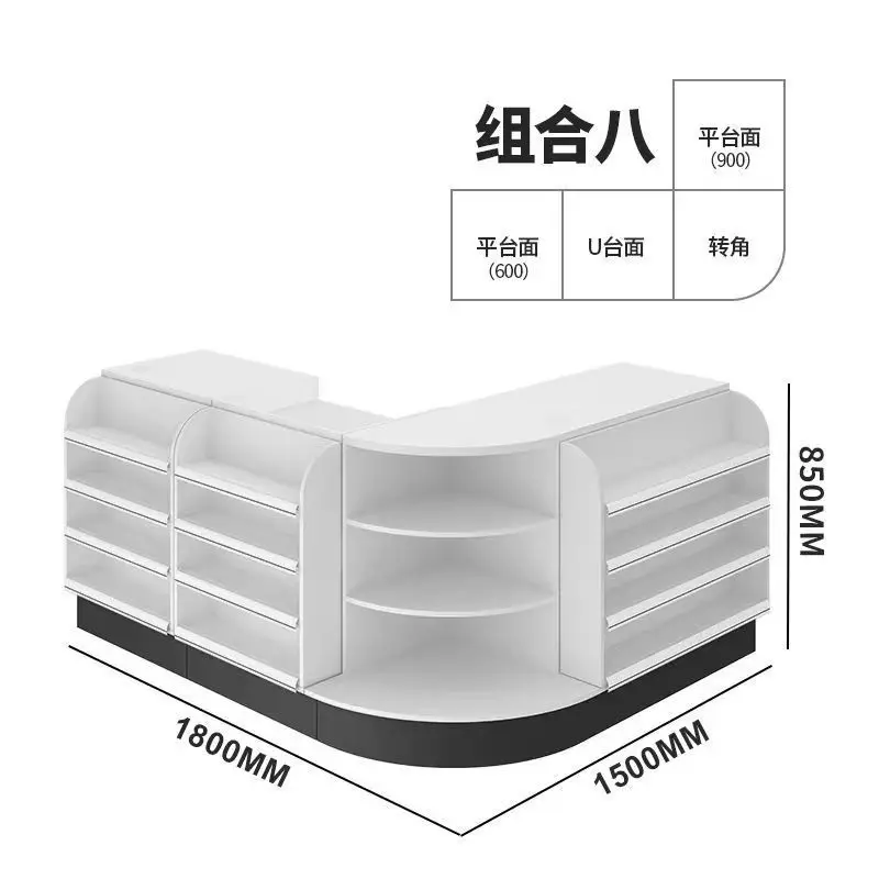 

Checkout page Supermarket Convenience Store Pharmacy Snacks Maternal and Infant Store Small Corner Simple Modern Bar Counter