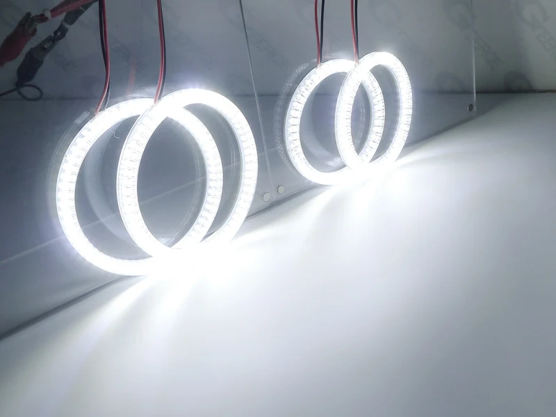 For Mercedes Benz M Class W166 ML 2011 2012 2013 2014 Ultra Bright A/W Switchback DRL Turn Signal LED Angel Eyes Kit Halo Rings