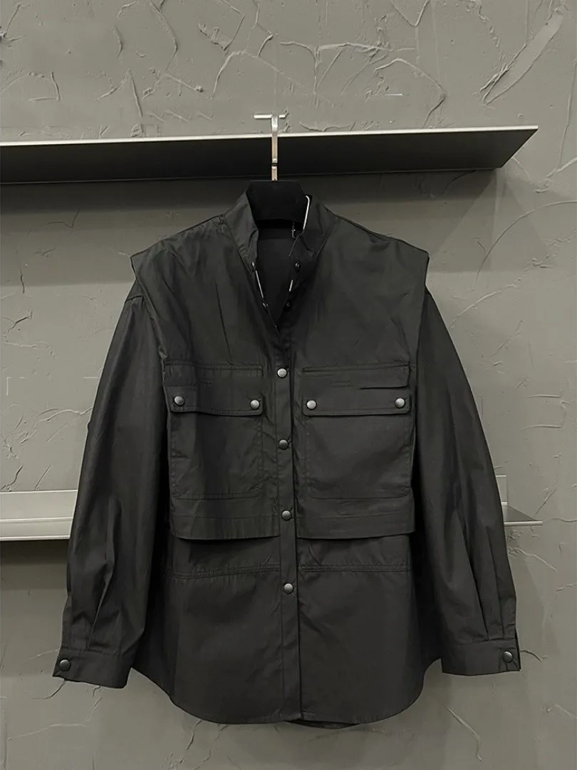 

Large Size 300 Pou High End European Sle irt Patchwork Stand Collar Jaet for Men And Women Autumn Winter Thermal Cas...