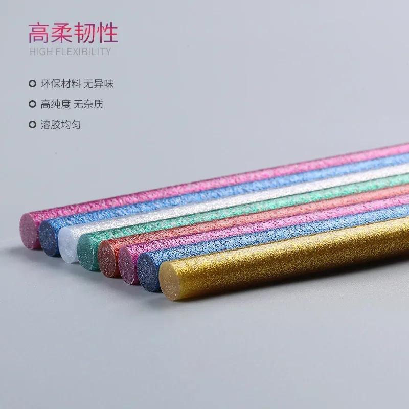 Термоклеевые палочки для рукоделия, чехол для телефона, игрушка из сплава, художественная модель, ремонт альбома, 10 шт., 7 мм х 200 мм, мини-клеевой пистолет St