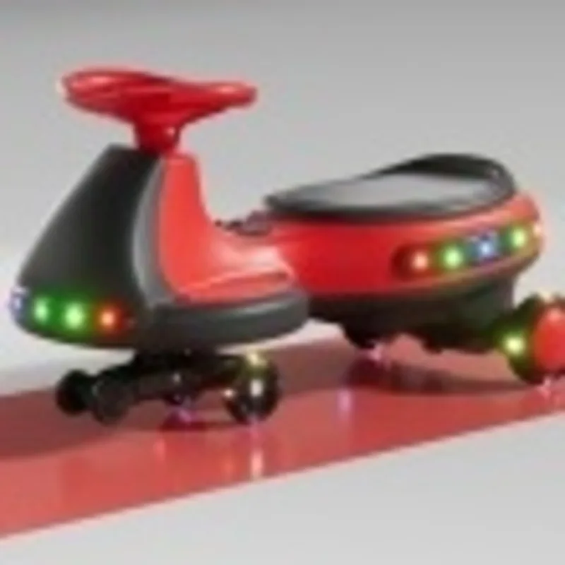 Elektryczny autko dla dzieci 12V z funkcją skręcania, światła LED, muzyka, ochrona przed przewróceniem, dla dzieci od 3 lat, do użytku wewnątrz i na zewnątrz.