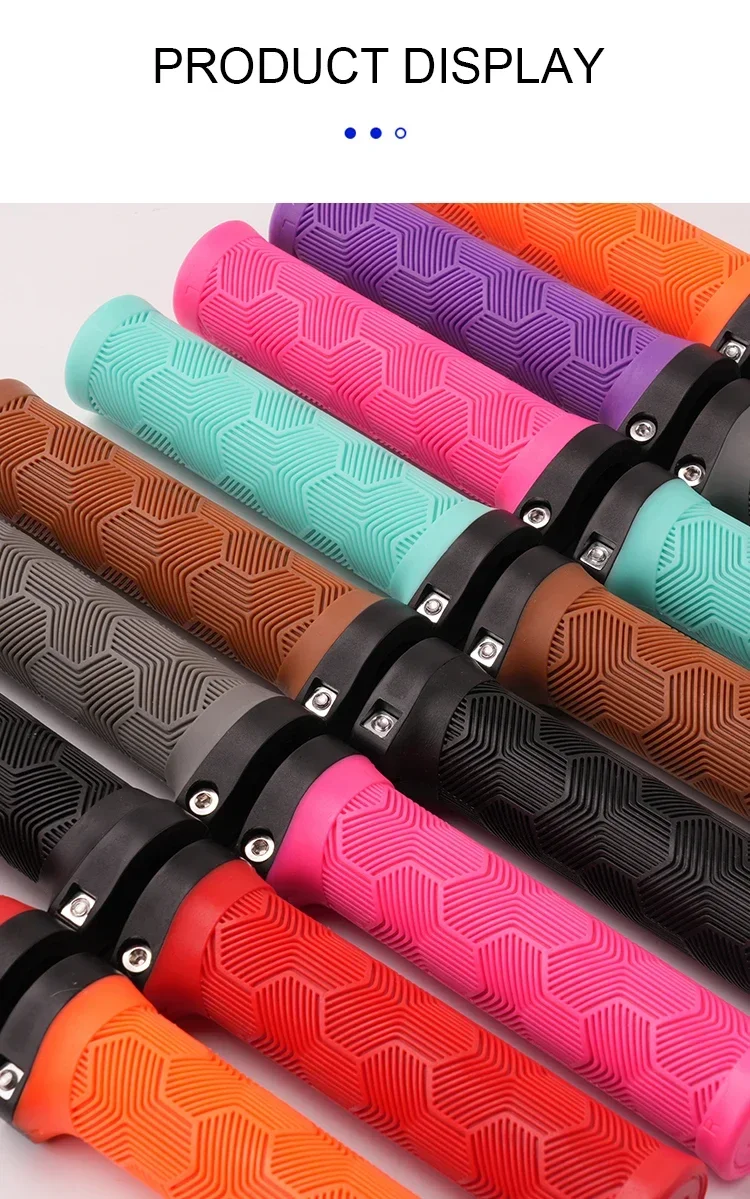 ODI MTB Fahrradgriffe Lock-on 22,2 mm Gummi-Lenkerabdeckung, bequeme Flügelform, rutschfestes Griffteil für Reisen/Faltrad – Detail 14