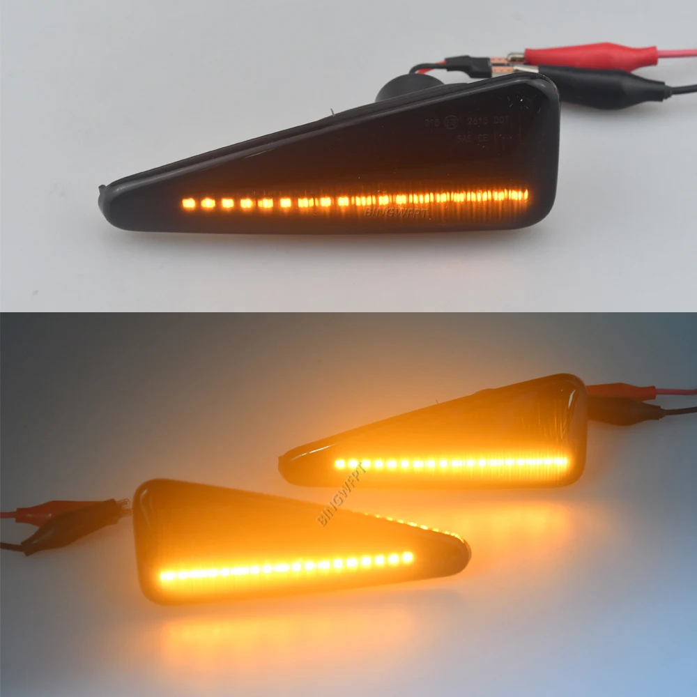 2 قطعة LED ديناميكية الجانب ماركر ضوء بدوره إشارة الوامض مصباح ل داسيا لوجان سانديرو I رينو رمز MK2 Thalia 2008-2012