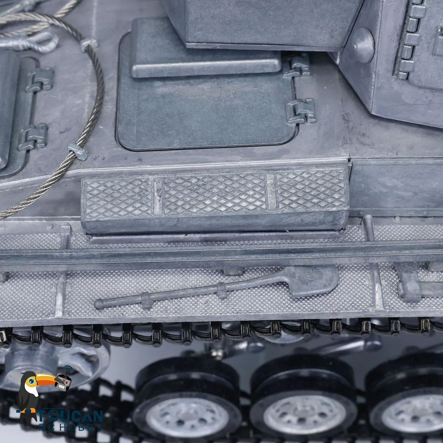 Métal Mato 1/16 Panzer III RTR RC Tank BB Shooting Pellet 360 °   Voitures télécommandées rotatives Ver 1223 pour jouets TH00653-SMT7