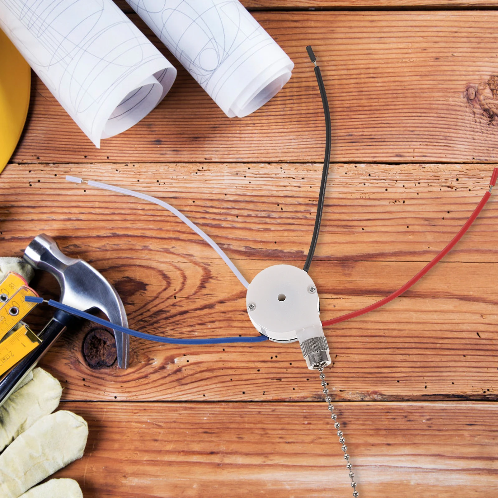 

3 Speed 4 Wire Pull Chain Ceiling Replacement Easy Installation