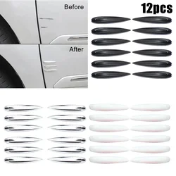 12PCS Car Protector Anti-scratch Door Edge Guard Trim Strip Bumper Protection Universal Rubber Corner Interiordoor Moldings acce