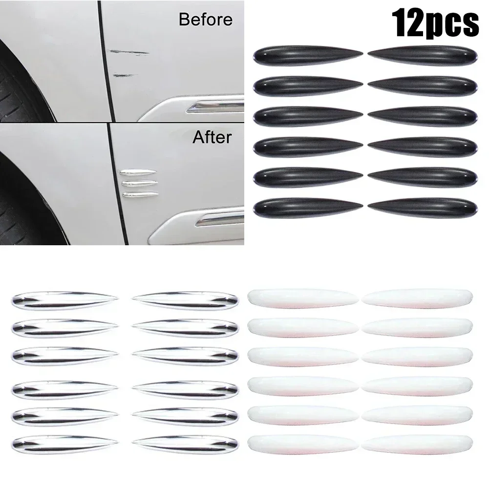 12PCS Car Protector Anti-scratch Door Edge Guard Trim Strip Bumper Protection Universal Rubber Corner Interiordoor Moldings acce