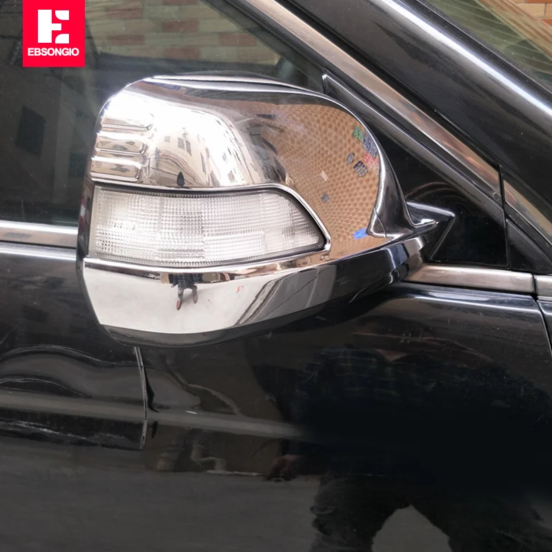 EBSONGIO For Honda CRV CR-V 2007 2008 2009 2010 2011 Car ABS Chrome Rear View Rearview Side Glass Mirror Cover Trim Frame 2Pcs