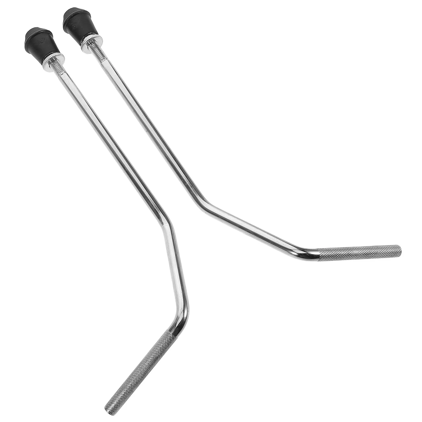 

2Pcs Compact Drum Leg Holder Stand Feet Bracket for Drum Kit Snare Floor Tom Bass Drums Adjustable Height Angle Stable