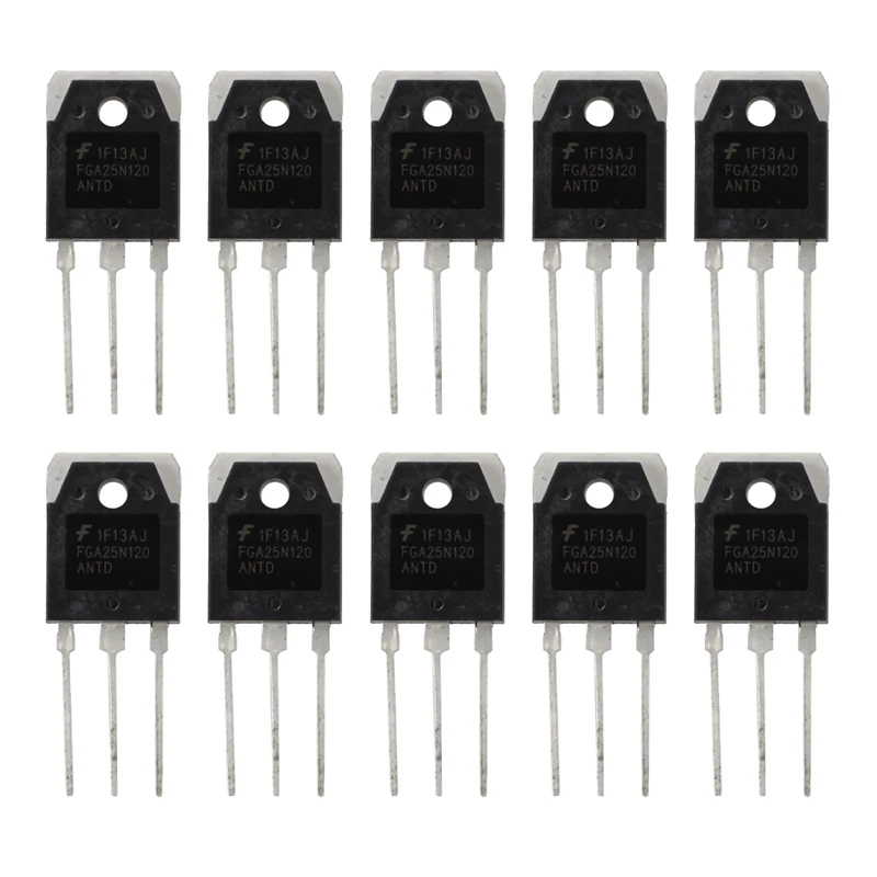 

10 транзистор IGBT 1200 в 313 Вт FGA25N120