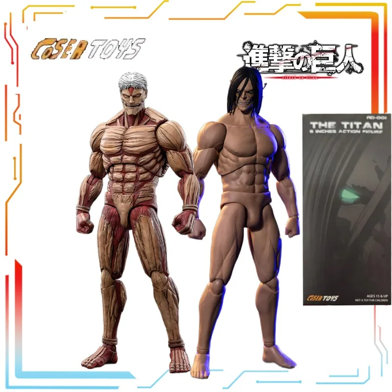 

COSER TOYS Original 1/12 Finished Movable Doll Attacking Giants Anime The Giant of Kai Action Figure Model Toys Gifts for Boys