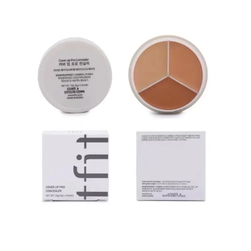 3-color Concealer Palette Professional Makeup Conceal Cream for Face Eye Contour Dark Circles Corrector Korea Cosmetics 3g