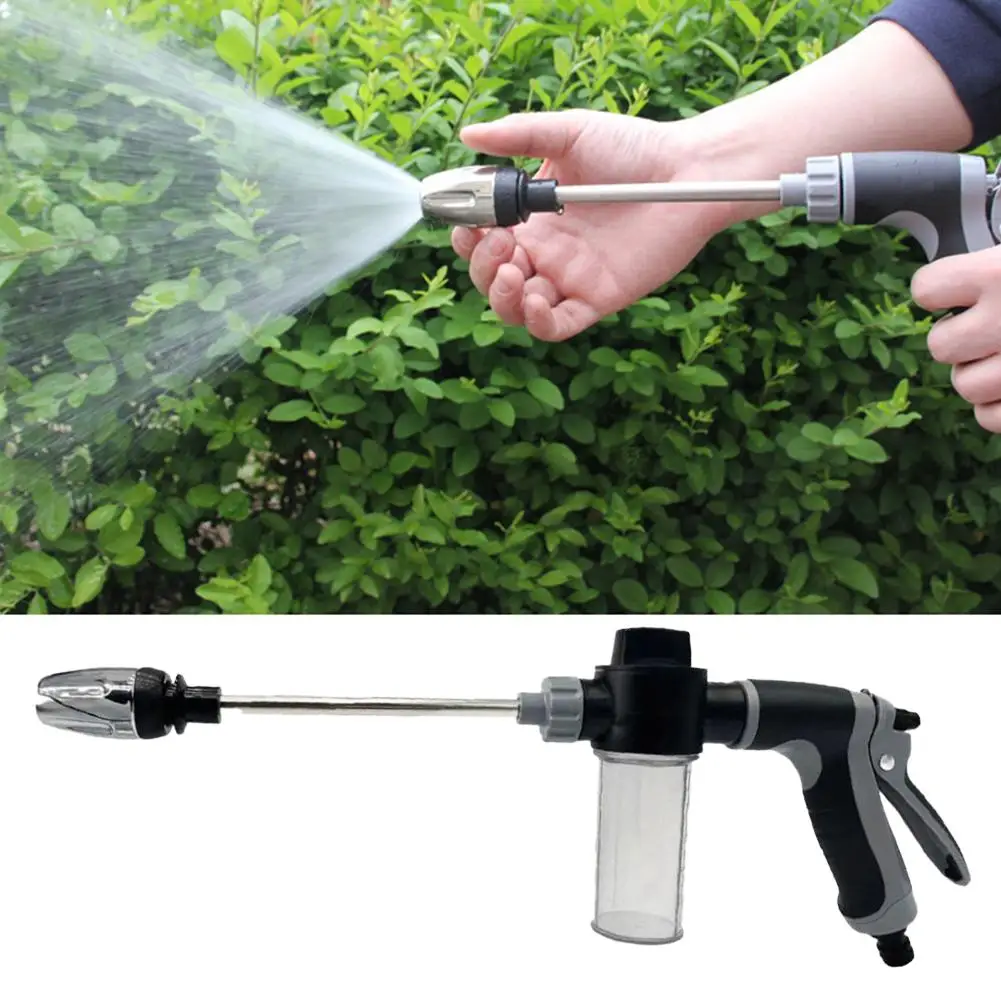 

Upgrade High-Pressure Water Gun Adjustable Metal Cleaning Watering Garden Nozzle Home Hose Washing Machine Tools Car Wash P5W1