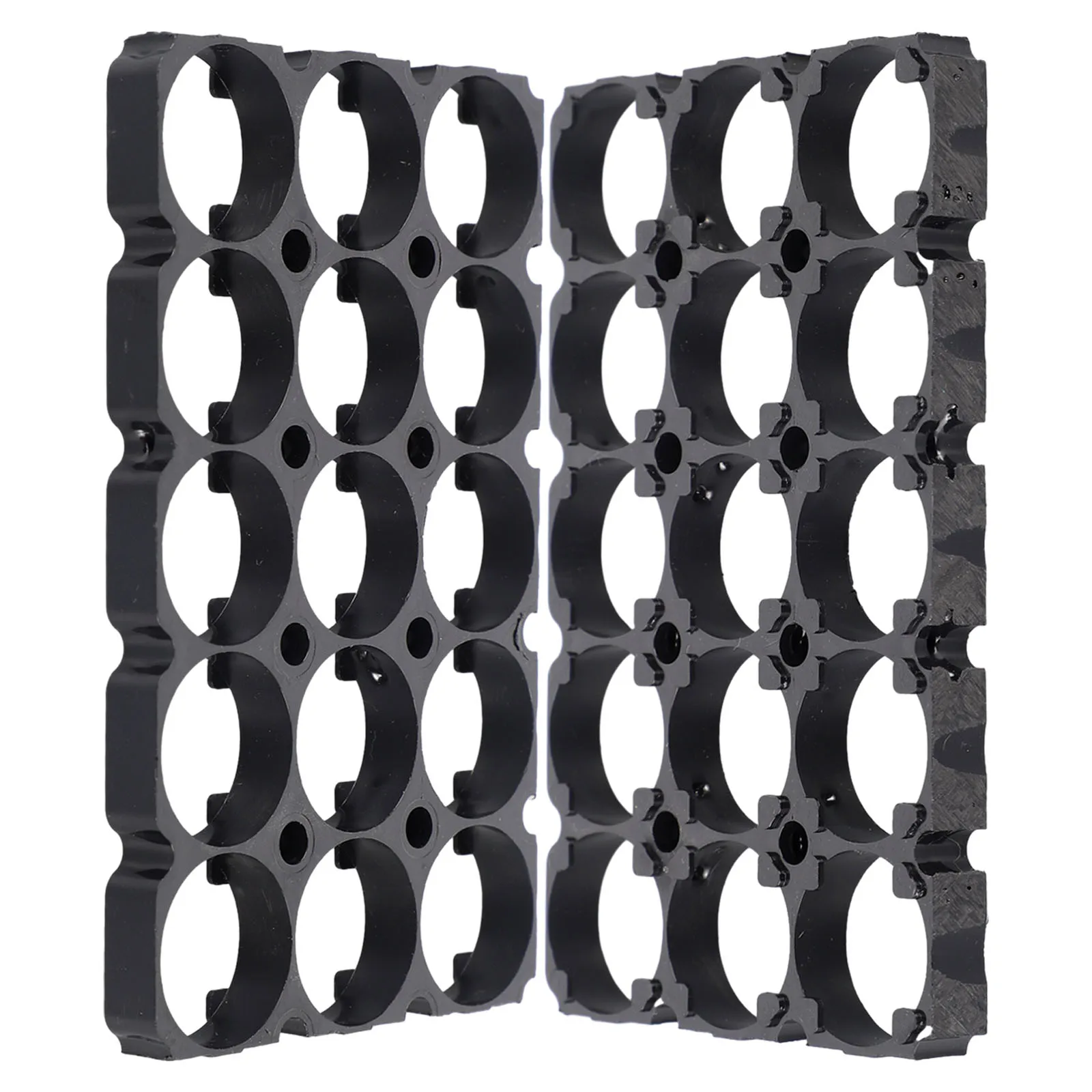 4pcs ABS+PC Made 21700 Battery Holder Powerful Support for DIY Battery Packs Ensures Reliable Battery Organization and Safety