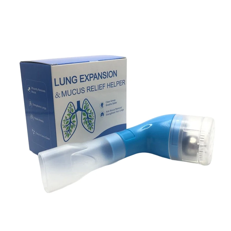 Mucus Removal Device Lung Expander Breathing Exercise Respiratory Trainer Phlegm Remover Clear Relife Drug-Free OPEP Therapy New