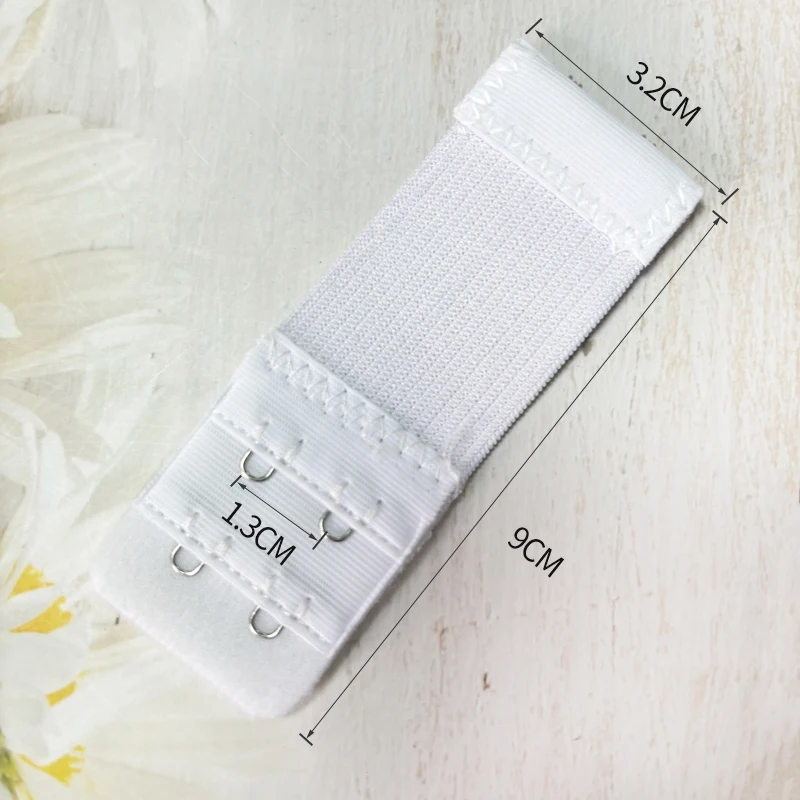 Bra ekstender 4/6 pasang untuk wanita, Bra elastis tali Ekstensi klip kait aksesori intim gesper dapat disesuaikan
