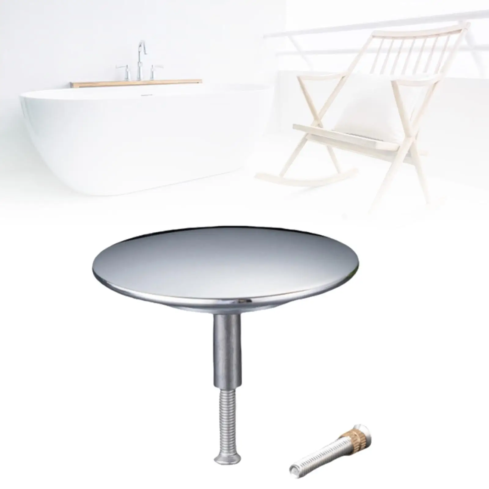 

Сливная пробка для душа Компактные детали Простая в использовании долговечная сливная пробка Крышка для перелива ванны Уловитель волос для кухни, ванной комнаты