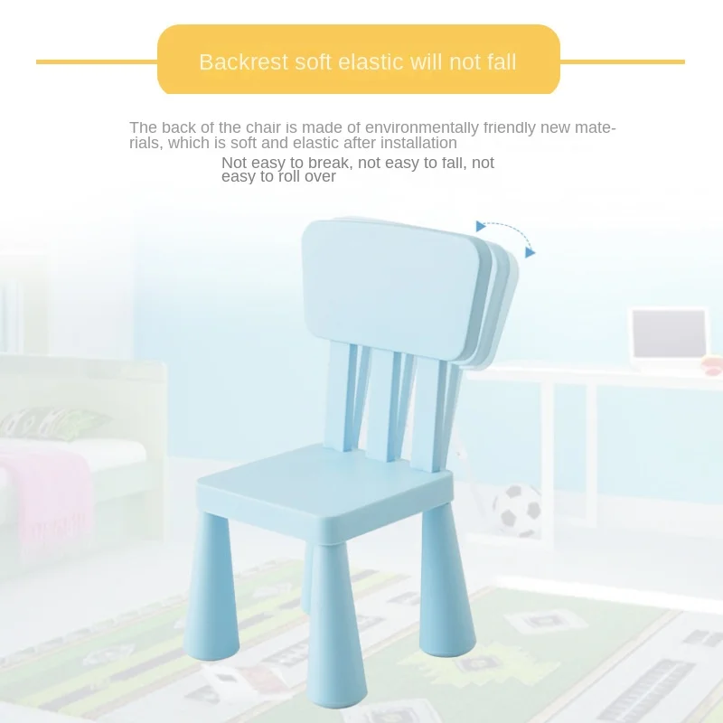 LazyChild Kids Chair Plastic Children Stool Kindergarten Toddler Chair