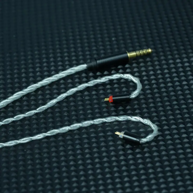 XINHS S105 4-strand coaxial structure single crystal copper silver plated upgrade line - Image 5