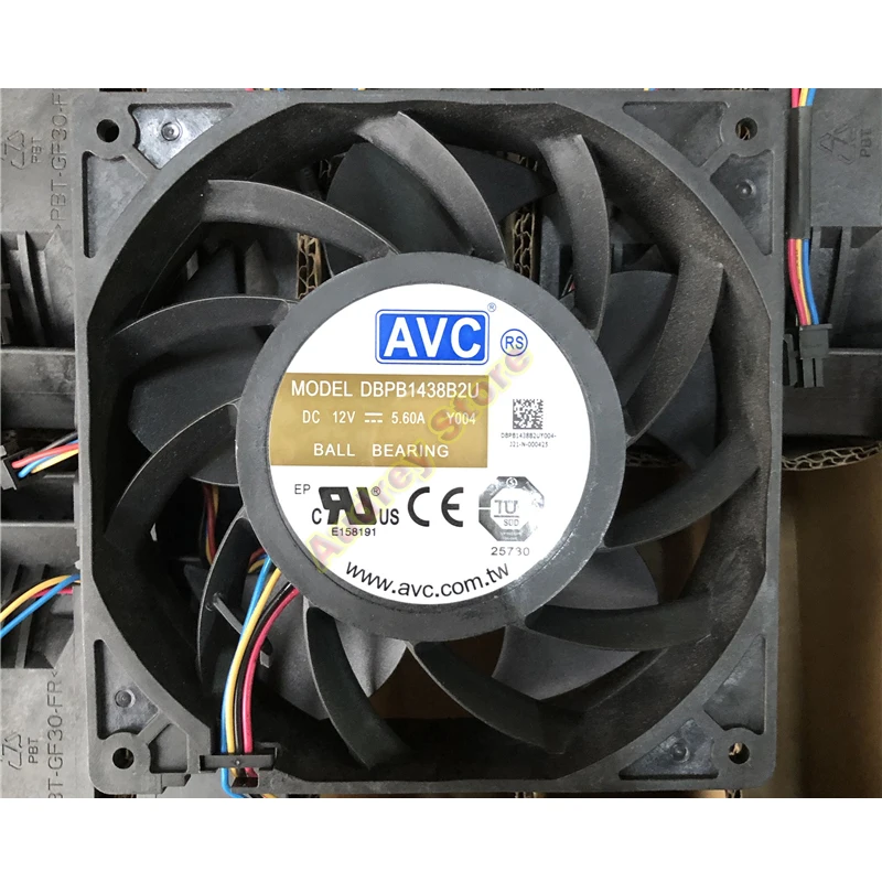 

New original AVC DBPB1438B2U 12V 5.6A Large air volume 14cm 4-wire PWM cooling fan air blower