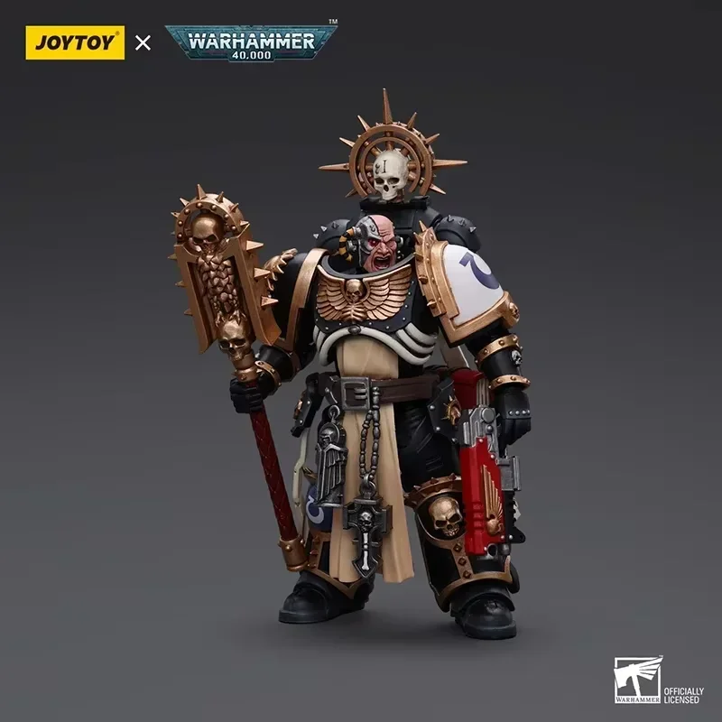 JOYTOY Warhammer 40k 1/18 Anime Figurine Ultramarines Chaplain Indomitus Action Figure Collectible Model Decor Statue Toys Gifts